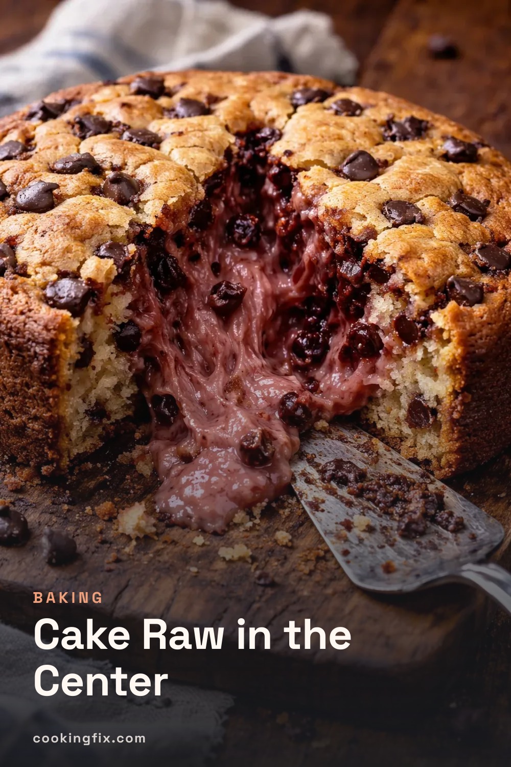 Cake Raw in the Center