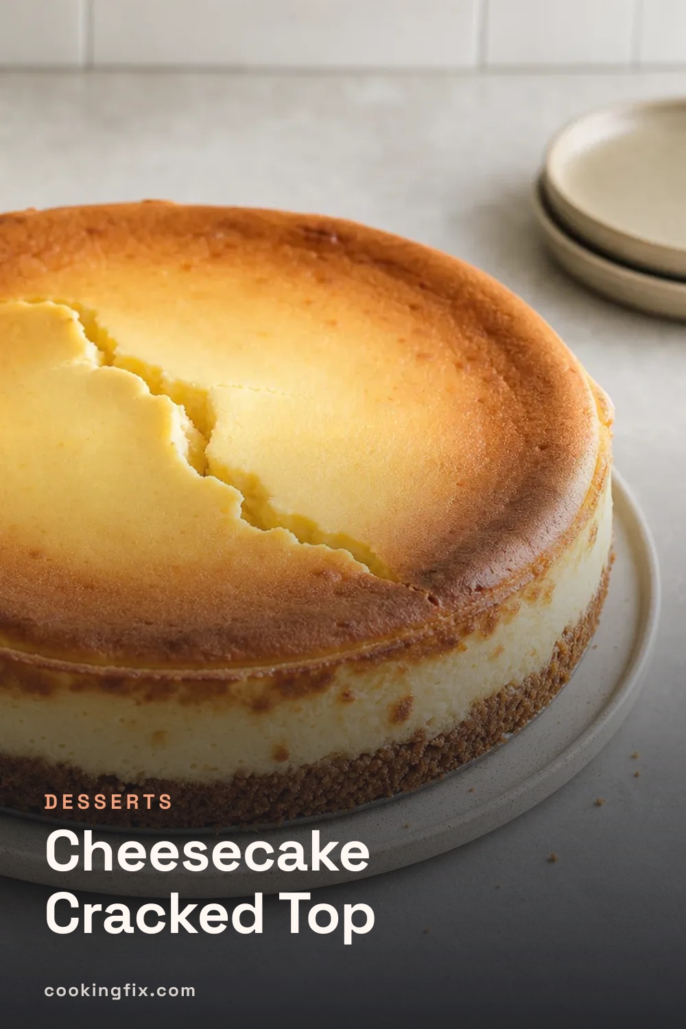 Cheesecake Cracked Top