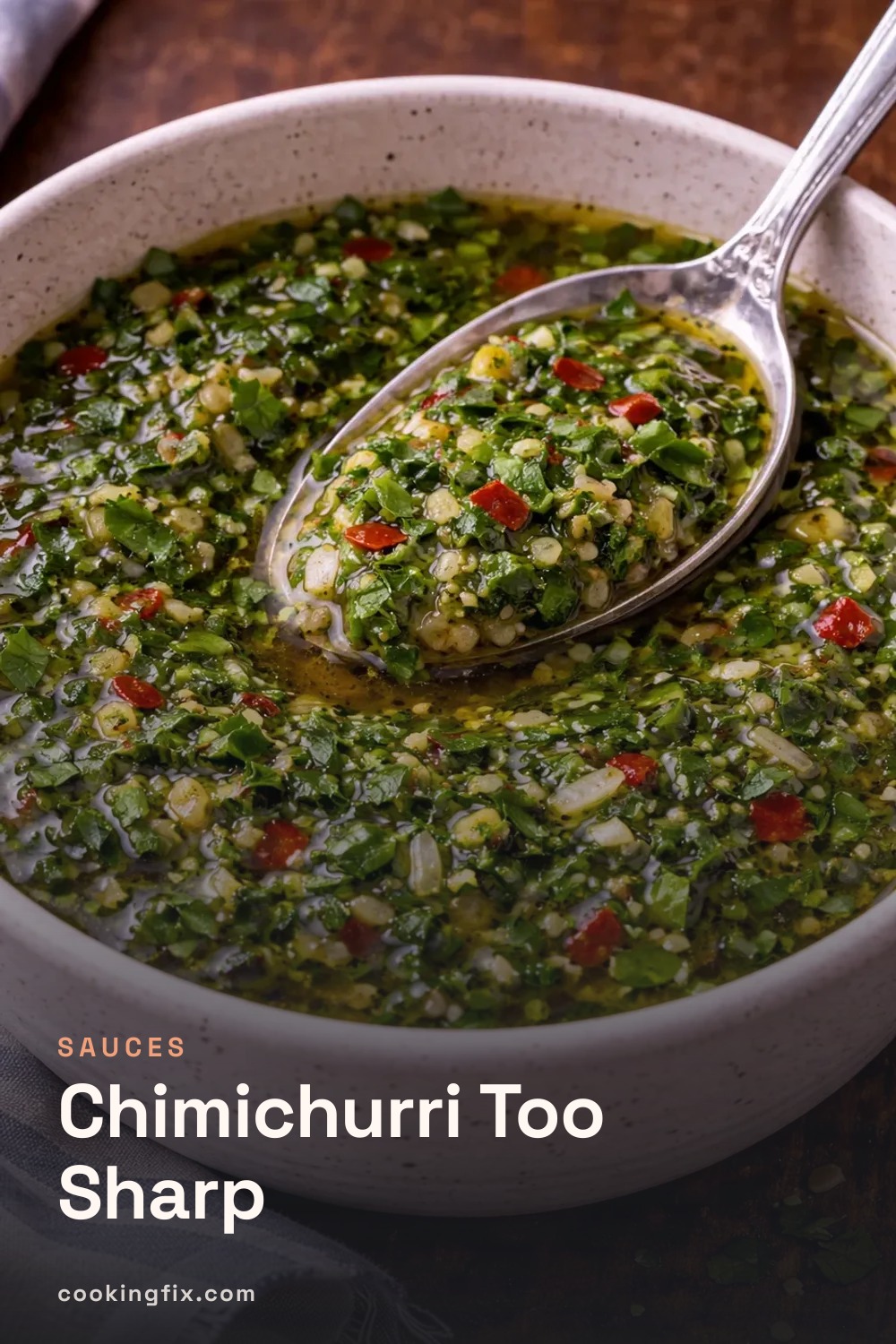 Chimichurri Too Sharp