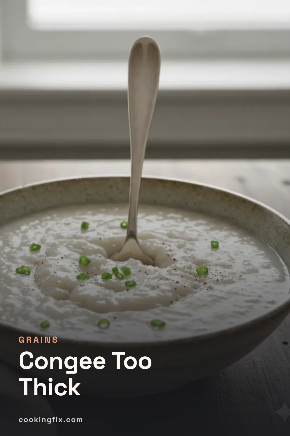 Congee Too Thick