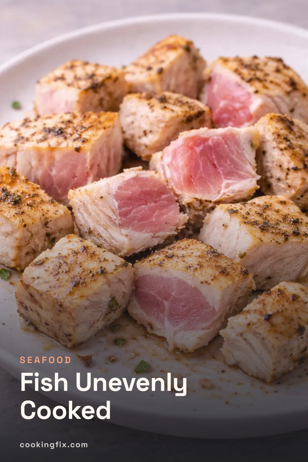 Fish Unevenly Cooked