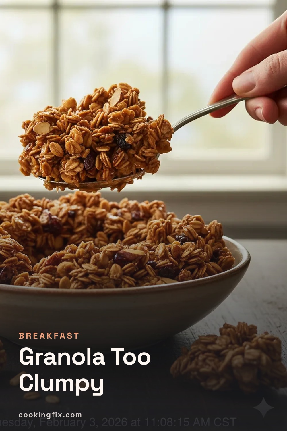 Granola Too Clumpy