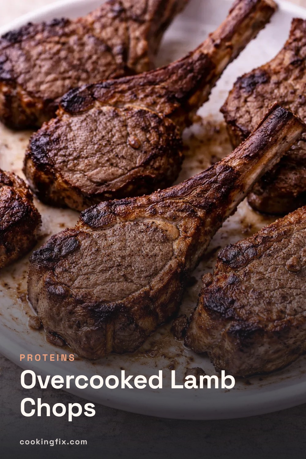 Overcooked Lamb Chops