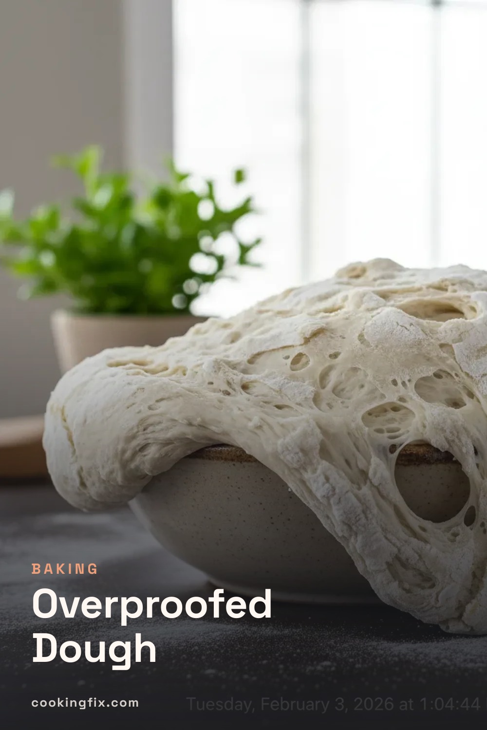 Overproofed Dough
