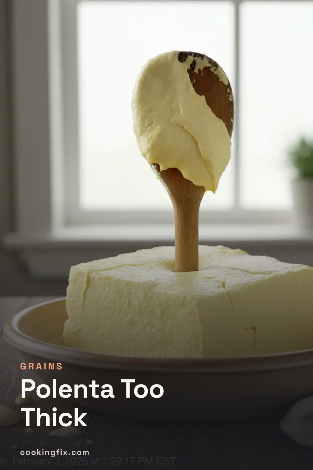 Polenta Too Thick