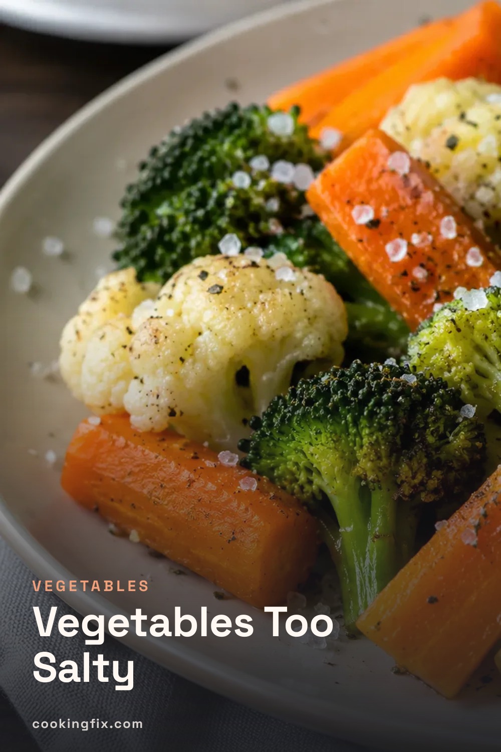 Vegetables Too Salty