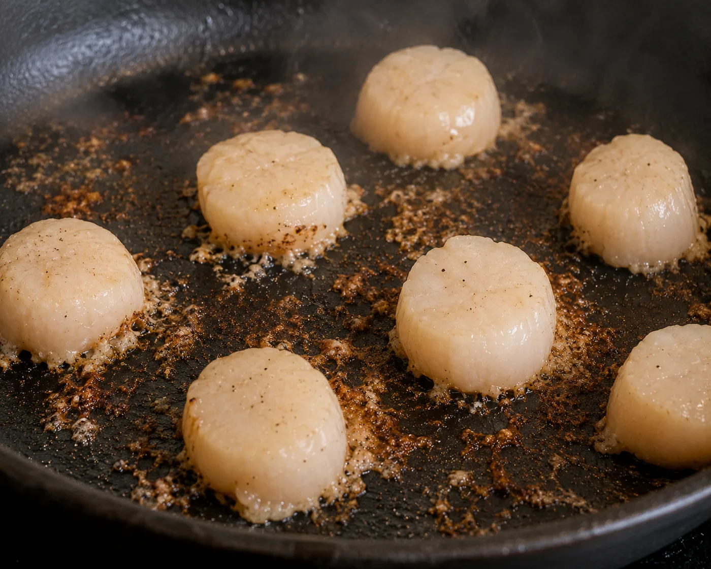 Scallops Sticking